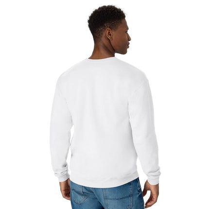 Hanes Men's EcoSmart Sweatshirt, White, XXL