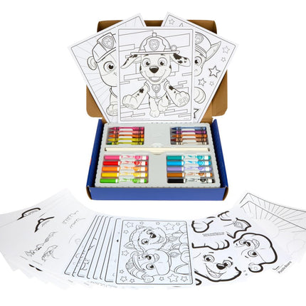 Crayola PAW Patrol Art Kit (60+Pcs), Art Set for Kids, PAW Patrol Toys & Gifts, PAW Patrol Coloring Set, Gift for Boys & Girls, Ages 4+