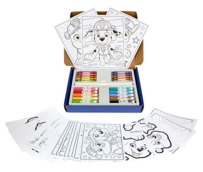 Crayola PAW Patrol Art Kit (60+Pcs), Art Set for Kids, PAW Patrol Toys & Gifts, PAW Patrol Coloring Set, Gift for Boys & Girls, Ages 4+