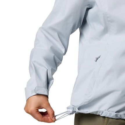 Columbia Womens Arcadia II Waterproof Rain Jacket, Cirrus Grey, XX-Large