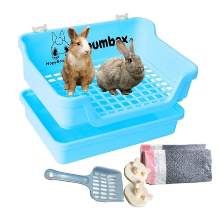 Bumbox Rabbit Large Litter Box w/Plastic Grid Safe