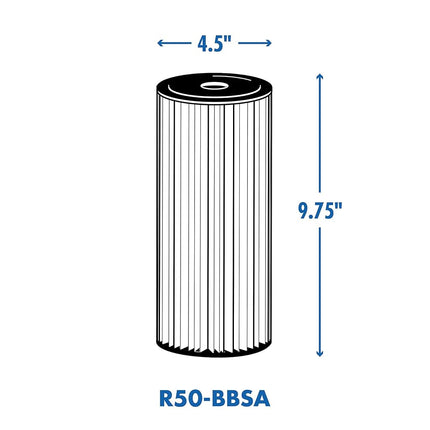 Culligan R50-BBSA Jumbo Filter Heavy Duty Sediment Replacement Cartridge, White, Pack of 1