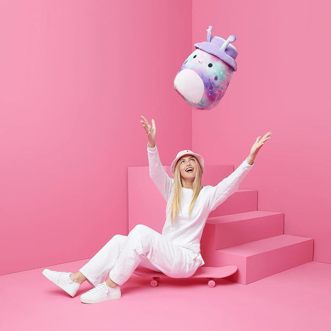 Squishmallows 12" Daxxon - Purple Alien W/Bucket Hat