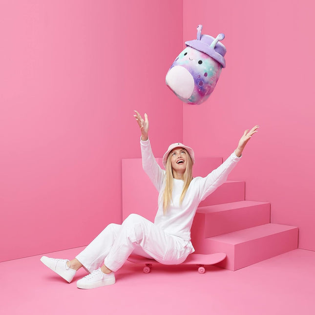Squishmallows 12" Daxxon - Purple Alien W/Bucket Hat