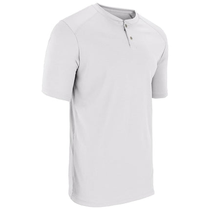 CHAMPRO Boys' Turn Two Youth Lightweight Baseball/Softball Jersey White