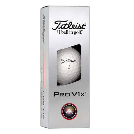 Titleist Pro V1x Golf Ball, Pack of 12, White (Std Play Number #1-4)