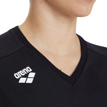 ARENA Women's Team Panel t-Shirt, Black, M