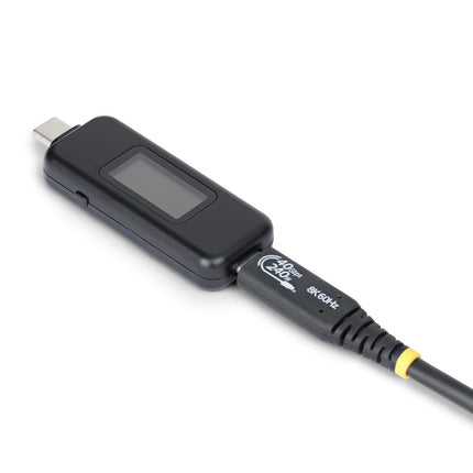 StarTech.com USB-C Power Tester, Digital Multimeter, Bi-Directional Voltage and Current Meter, 240W PD EPR, Cable/Port Tester