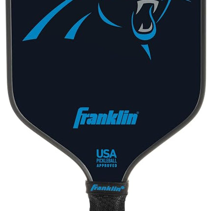 Franklin Sports NFL Carolina Panthers Pickleball Paddle - Official NFL Team Pickleball Paddles - USAP (USAPA) Approved Premium Quality Pickleball Paddles - Authentic Team Logos + Colors