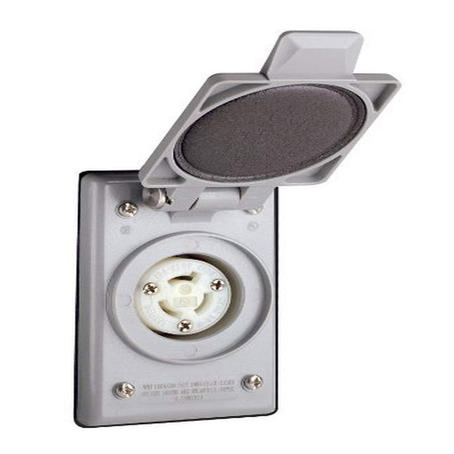 Leviton Power Outlet Receptacle, 15 Amp, 250 Volt,