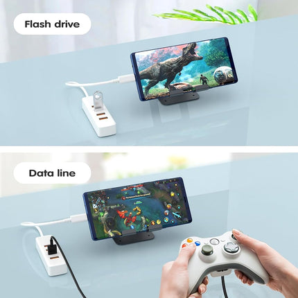 USB C Hub, USB Type C Port to USB 3.0 Hub with 4 Port USB 3.0, Data Transmission Hub 5Gbps