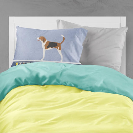 Caroline's Treasures American Foxhound Welcome Pillowcase, Multicolor, Standard