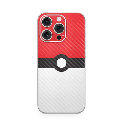 Carbon Fiber Phone Skin Compatible with Apple iPhone 16 Pro - Battle Ball - Premium 3M Vinyl Protective Wrap Decal Cover - Easy to Apply | Crafted in The USA by MightySkins