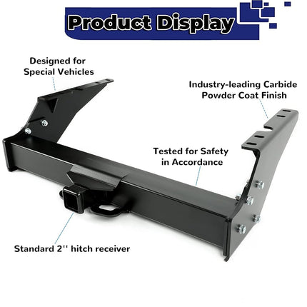Attelage de remorque ECOTRIC Classe 5 Récepteur 2" Compatible avec Ford F-250/F-350 Super Duty 1999-2016 F-450 Super Duty 2008-2015 17000 lb Remplace la pièce numéro 15410