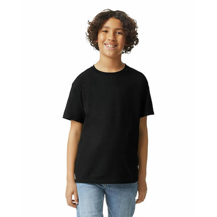 Gildan Youth Ultra Cotton T-Shirt, Style G2000B, Multipack, Black (2-Pack), XS