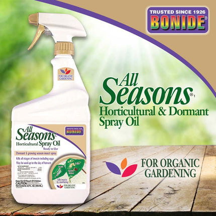 Bonide 037321002147 All Seasons Horticultural Oil Spray Ready to Use, 1