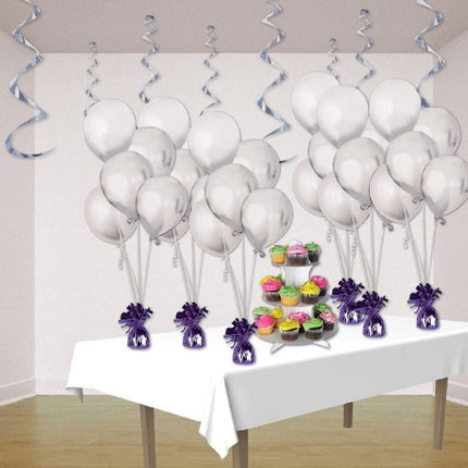 Beistle 50804-PL Metallic Wrapped Balloon Weights. Pack of 12