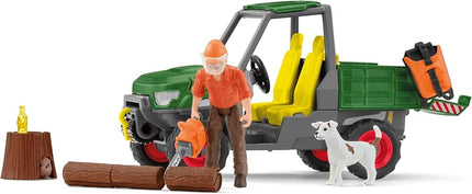 Schleich Farm World 42659 Collectible Forest Work 49 Pieces for Ages 3+