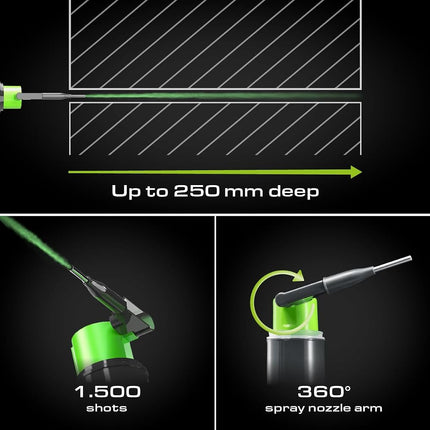 Pica Powder Spray Marker 2020 Green I Drill & Deep Hole Marker up to 250 mm