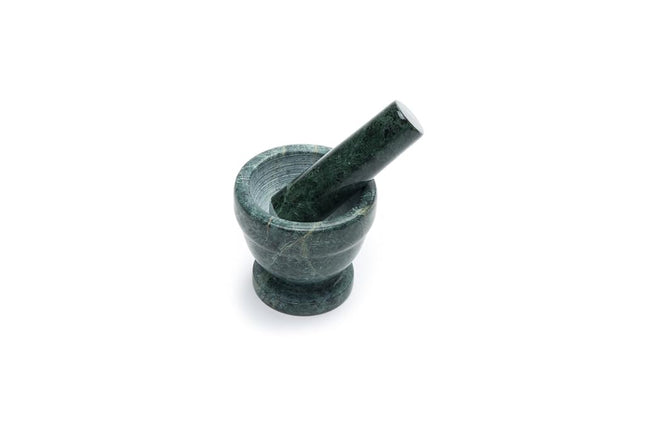 Fox Run Marble Mortar and Pestle, Green, 3"