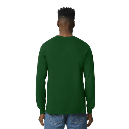 Gildan Men's Ultra Cotton Long Sleeve T-Shirt, Style G2400, Multipack, Forest Green (3-Pack), XXL (Pack of 3)