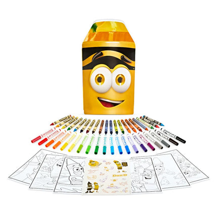Set de Colorear Crayola con Estuche de Arte Amarillo de Edición Limitada, Crayones de Edición Limitada, Más de 50 Piezas, Regalos para Niños