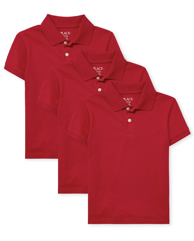 The Children's Place Boys' Short Sleeve Pique Polo