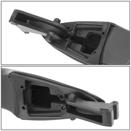DNA MOTORING Rear Left Outer Door Handle Compatible with 11-16 Hyundai Elantra 11-16, Black, OEM-DHO-01201