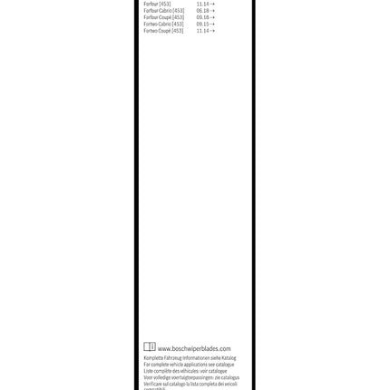 Bosch Wiper Blade Aerotwin A012S, Length: 500mm/360mm − Set of Front Wiper Blades - Only for Left-Hand Drive (EU)