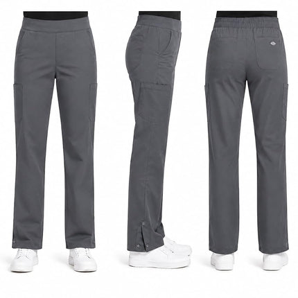 Dickies Women's Temp-iq Bi-Stretch Roll-up Performance Pant, Graphite V1, 14
