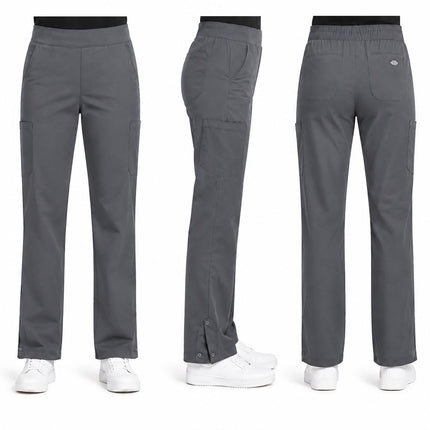 Dickies Women's Temp-IQ Bi-Stretch Roll-Up Performance Pant, Graphite, 8