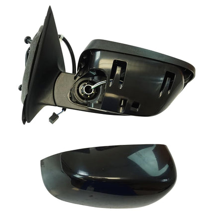 Exterior Power Mirror Black Smooth LH Driver Side for Jeep Cherokee SUV