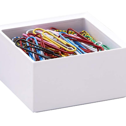 Bostitch Office Konnect Desk Organizer Accessory Tray, Stacks for Desktop Storage, White
