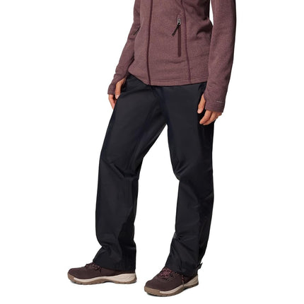 Columbia Womens Storm Surge II Waterproof Rain Pant, Black, 3X Short