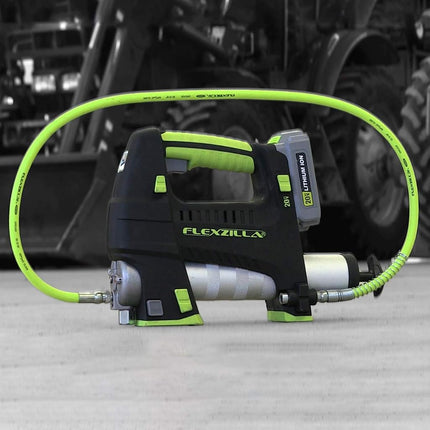Manguera de engrase Flexzilla con protector de resorte de 18" x 1/8" - L2955FZSP