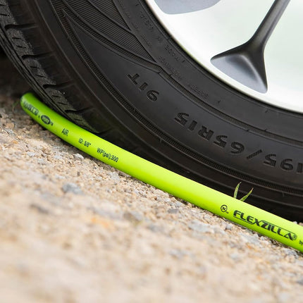 Flexzilla HFZ1405YW2B Whip Air Hose 5 Feet | 1/4” Hose I.D. & 1/2" Fittings | Extreme All Weather Flexibility | Heavy-Duty & Lightweight Construction