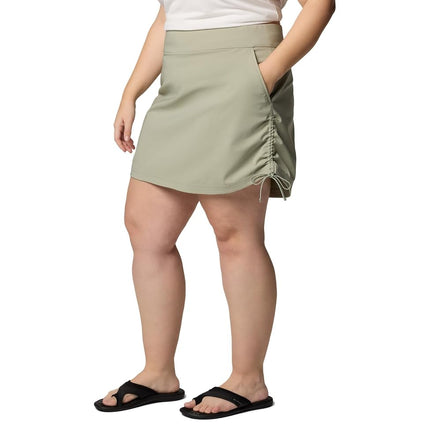 Columbia Women's All Seasons Ruched Skort, Safari, M