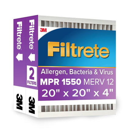 Filtrete 20x20x4 AC Furnace Air Filter, MPR 1550 D