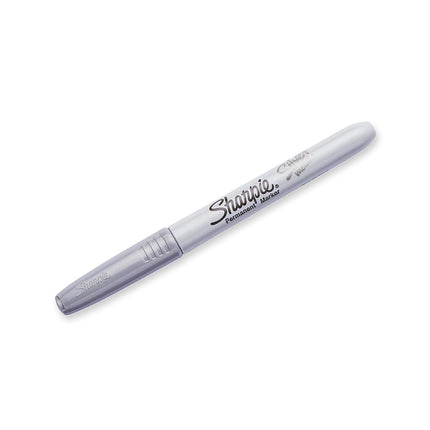 Sharpie Metallic Permanent Marker, Fine Point, Sil