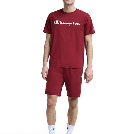 Champion Men's 7" & 9" Lounge Shorts, Standard Fit, Lightweight, Available in Regular and Big & Tall, Pomegranate, XX-Large Tall