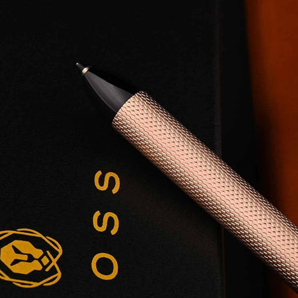 CROSS Tech3+ Brushed Rose-Gold PVD Multifunction Pen with Stylus and 0.5mm Lead