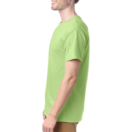 Hanes Men's 4 Pack Short Sleeve Comfort Soft T-Shirt, Lime, X-Large