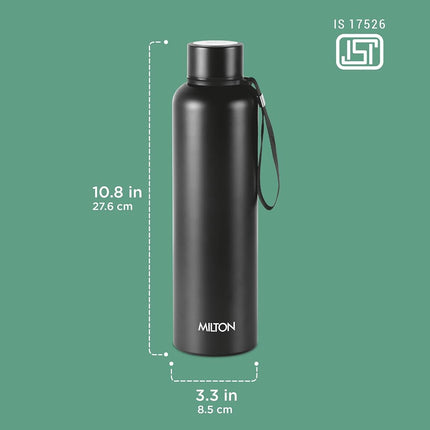 Milton 1.0 Litre Stainless Steel Flask, Insulated Water Bottle, Leakproof