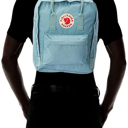 Fjallraven Lightweight Kanken Kids' Outdoor Hiking Backpack available in Sky Blue - One Size