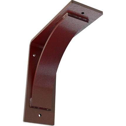 Ekena Millwork BKTM03X08X08MOHRE Steel Bracket Morris, 3"W x 8"D x 8"H, Hammered Bright Red