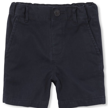 The Children's Place Baby Chino Short, New Navy, 9