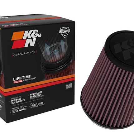K&N Universal Conical Air Filter 102mm flange, 137mm base, 102mm top, 114mm height (RU-5149)