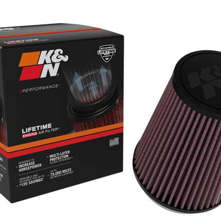 K&N Universal Conical Air Filter 102mm flange, 137