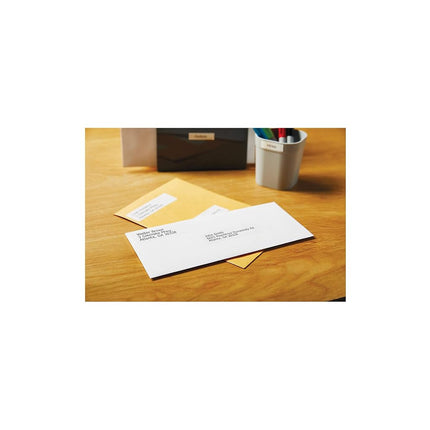 DYMO Authentic LabelWriter Address Labels | 28 mm x 89 mm | Self-Adhesive | Roll of 130 | 2 Pack (260 Easy-Peel Labels) |for LabelWriter Label Makers | Made in Europe