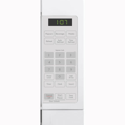 GE Countertop Microwave Oven, 700 Watt, 0.7 Cu. Ft., White, GCST07N1WWW